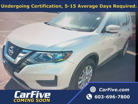 White 2017 Nissan Rogue SV for sale in Nashua, NH