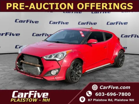 Red 2016 Hyundai Veloster Turbo for sale in Nashua, NH