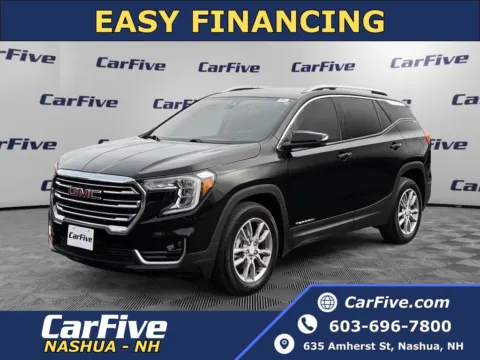 Black 2022 GMC Terrain SLT for sale in Nashua, NH