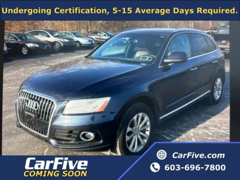 Blue 2015 Audi Q5 2.0T Premium Plus for sale in Nashua, NH