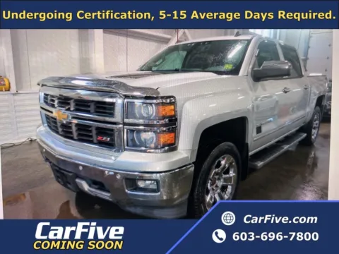 Silver 2014 Chevrolet Silverado 1500 LTZ for sale in Nashua, NH