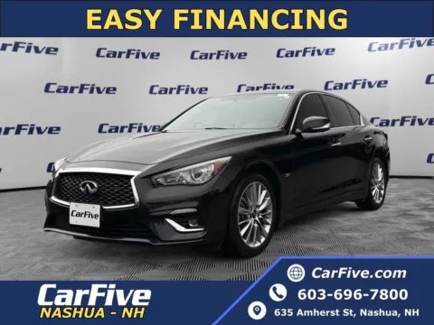 Black 2020 INFINITI Q50 3.0t LUXE for sale in Nashua, NH