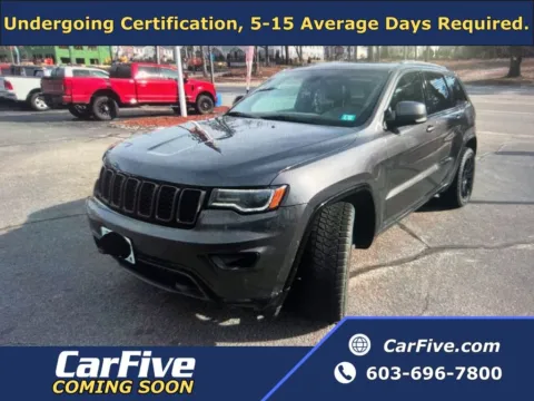 Gray 2016 Jeep Grand Cherokee Limited for sale in Nashua, NH