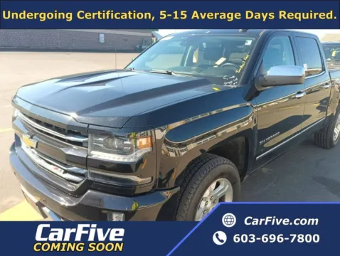 Black 2017 Chevrolet Silverado 1500 LTZ for sale in Nashua, NH