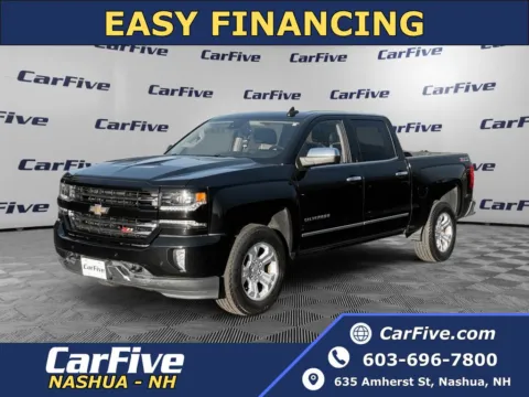 Black 2017 Chevrolet Silverado 1500 LTZ for sale in Nashua, NH