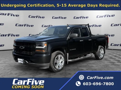 Black 2018 Chevrolet Silverado 1500 Custom for sale in Nashua, NH