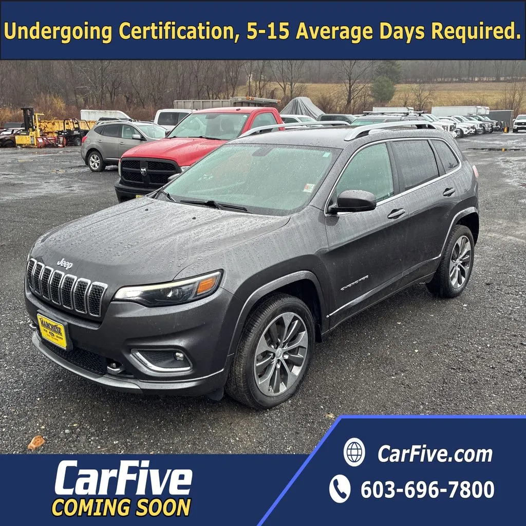 Gray 2019 Jeep Cherokee Overland for sale in Nashua, NH