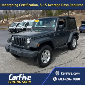 Gray 2016 Jeep Wrangler Sport for sale in Nashua, NH