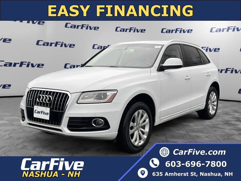 White 2014 Audi Q5 2.0T Premium Plus for sale in Nashua, NH