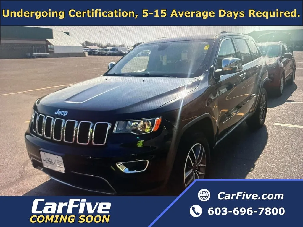 Black 2021 Jeep Grand Cherokee Limited for sale in Nashua, NH