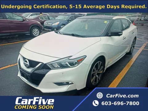 White 2017 Nissan Maxima Platinum for sale in Nashua, NH