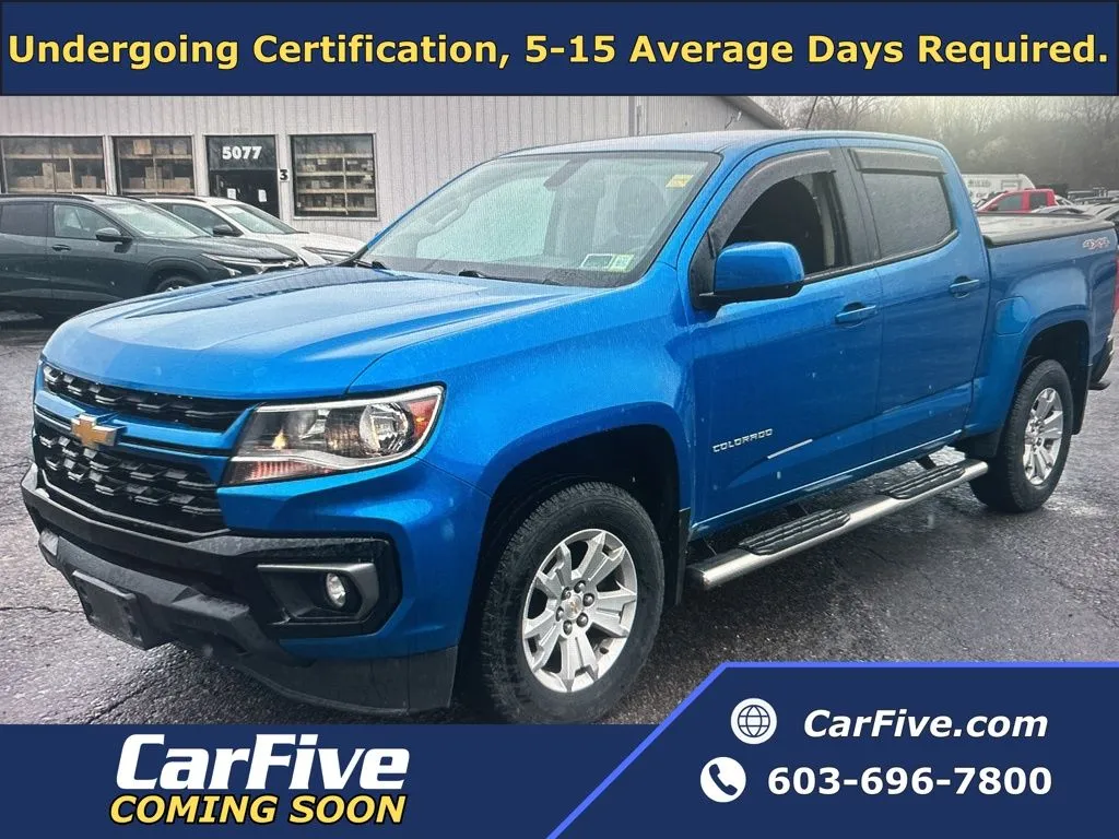 Blue 2022 Chevrolet Colorado LT for sale in Nashua, NH