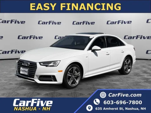 White 2018 Audi A4 2.0T Premium Plus for sale in Nashua, NH
