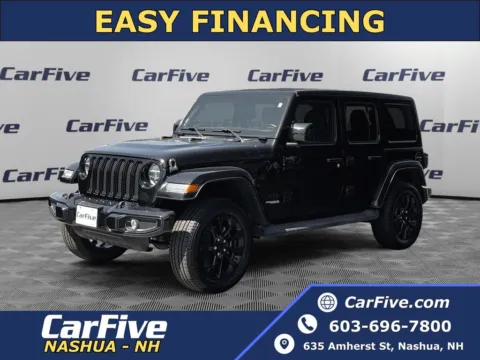 Black 2021 Jeep Wrangler Unlimited Sahara High Altitude for sale in Nashua, NH