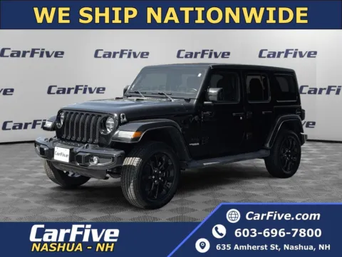 Black 2021 Jeep Wrangler Unlimited Sahara High Altitude for sale in Nashua, NH