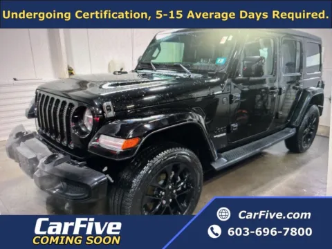 Black 2021 Jeep Wrangler Unlimited Sahara High Altitude for sale in Nashua, NH
