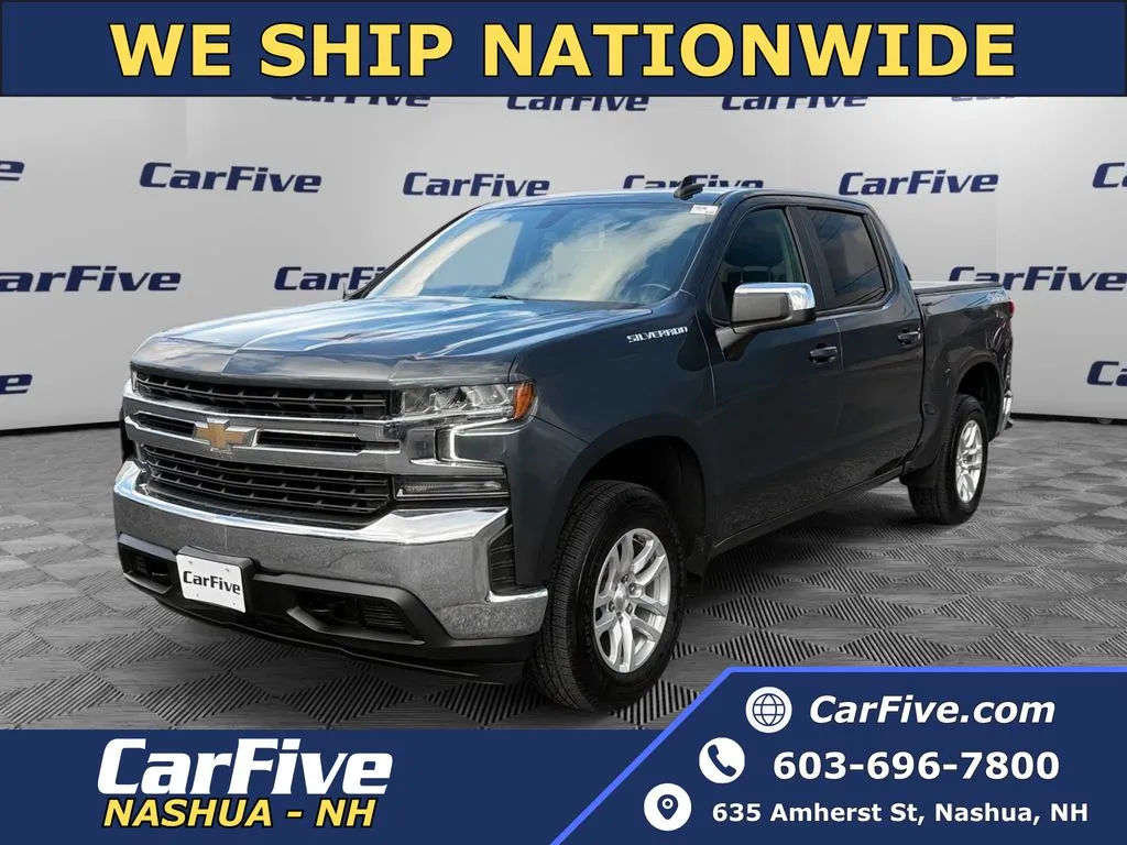 Gray 2021 Chevrolet Silverado 1500 LT for sale in Nashua, NH