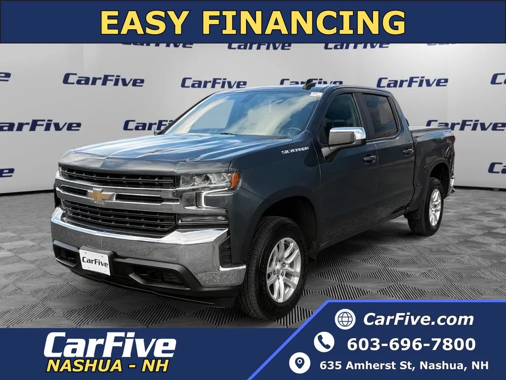 Gray 2021 Chevrolet Silverado 1500 LT for sale in Nashua, NH