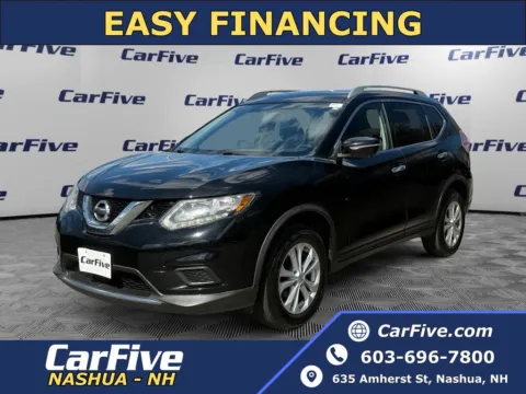 Black 2015 Nissan Rogue SV for sale in Nashua, NH
