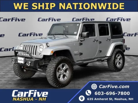 Silver 2016 Jeep Wrangler Unlimited Sahara for sale in Nashua, NH