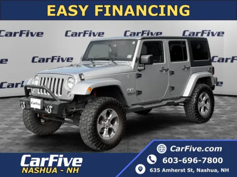 Silver 2016 Jeep Wrangler Unlimited Sahara for sale in Nashua, NH