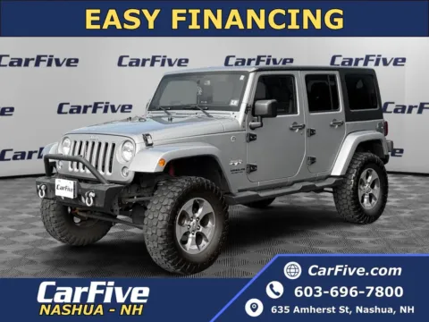 Silver 2016 Jeep Wrangler Unlimited Sahara for sale in Nashua, NH