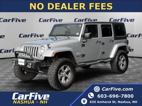Silver 2016 Jeep Wrangler Unlimited Sahara for sale in Nashua, NH