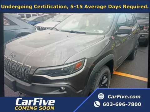 Gray 2021 Jeep Cherokee Trailhawk for sale in Nashua, NH