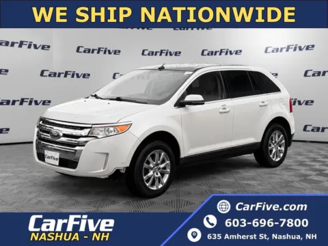 White 2014 Ford Edge Limited for sale in Nashua, NH