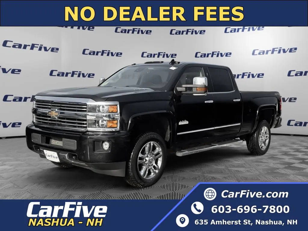 Black 2016 Chevrolet Silverado 2500HD High Country for sale in Nashua, NH