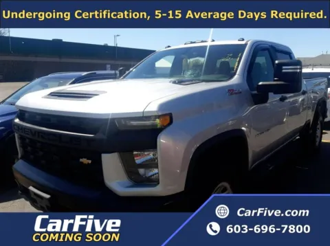Silver 2021 Chevrolet Silverado 2500HD Work Truck for sale in Nashua, NH