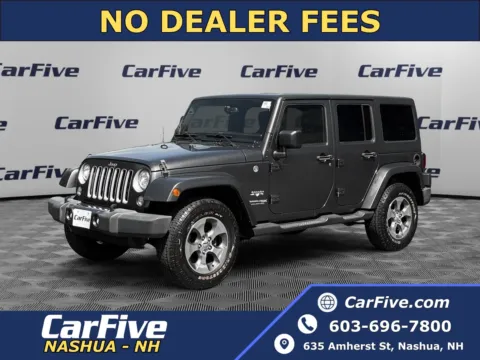 Gray 2018 Jeep Wrangler JK Unlimited Sahara for sale in Nashua, NH