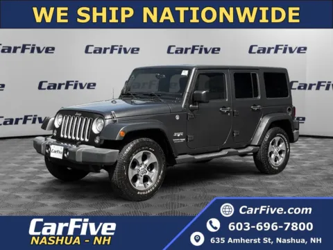 Photos of 2018 Jeep Wrangler JK Unlimited Sahara for sale in Nashua, NH at CarFive Nashua, NH
