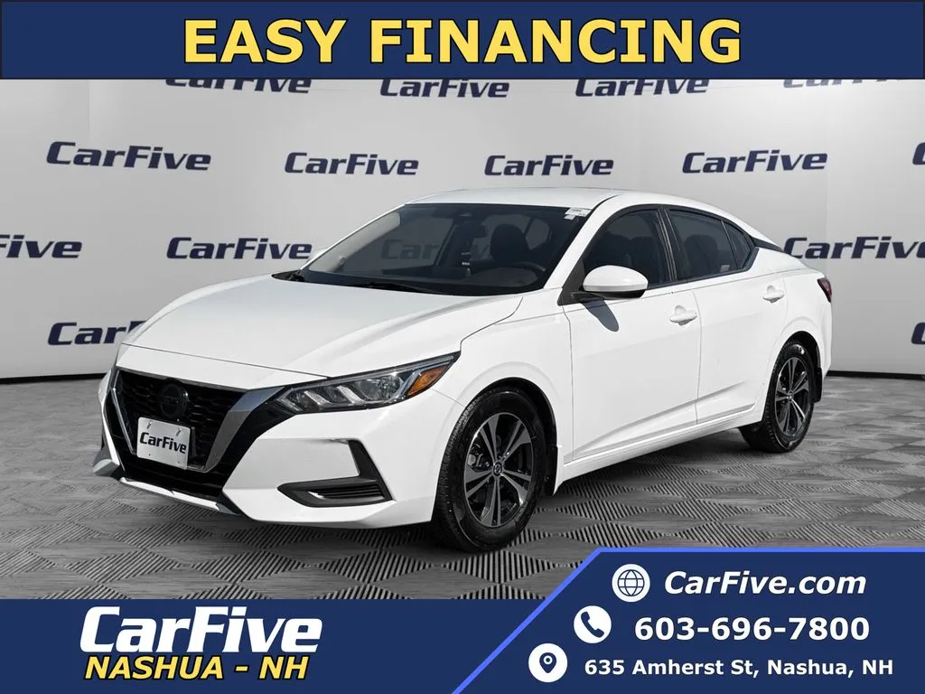 White 2022 Nissan Sentra SV for sale in Nashua, NH