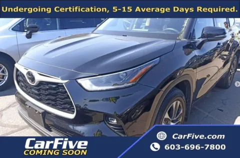 Black 2021 Toyota Highlander XLE for sale in Nashua, NH
