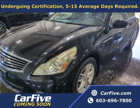 Black 2013 INFINITI G37 X for sale in Nashua, NH