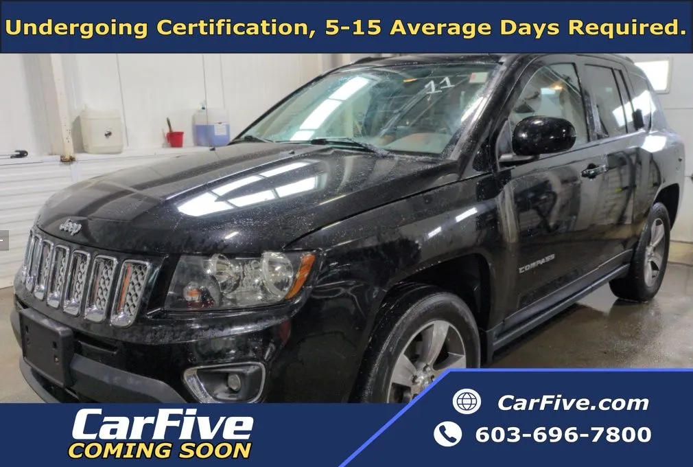 Black 2016 Jeep Compass Latitude for sale in Nashua, NH