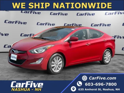 Red 2015 Hyundai Elantra SE for sale in Nashua, NH