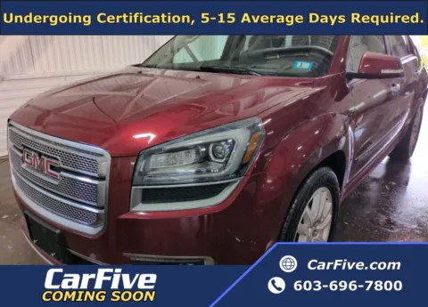 Red 2015 GMC Acadia Denali for sale in Nashua, NH