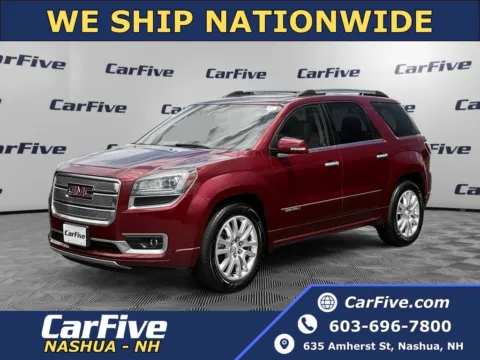 Red 2015 GMC Acadia Denali for sale in Nashua, NH