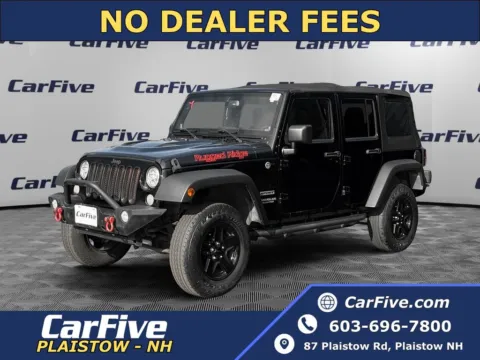 Black 2013 Jeep Wrangler Unlimited Sport for sale in Nashua, NH