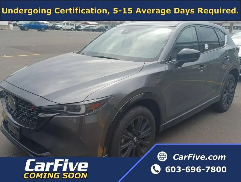 Gray 2023 Mazda CX-5 2.5 Turbo for sale in Nashua, NH