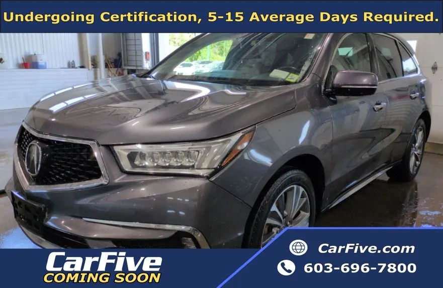 Gray 2017 Acura MDX 3.5L for sale in Nashua, NH