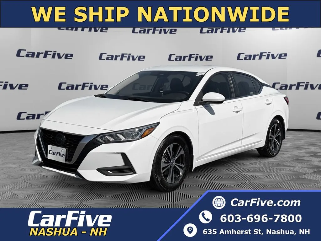 White 2022 Nissan Sentra SV for sale in Nashua, NH