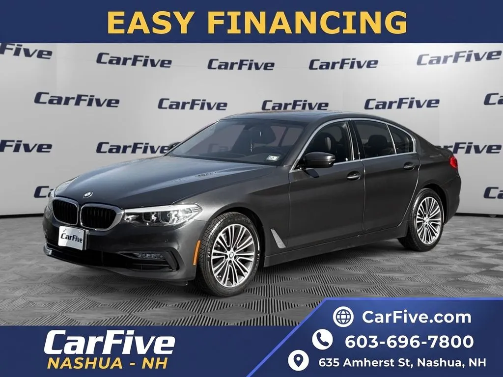 Gray 2018 BMW 5 Series 540i xDrive for sale in Nashua, NH