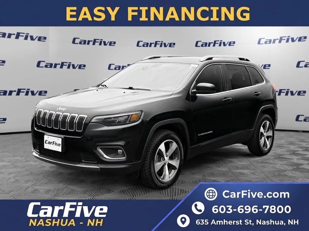 Black 2020 Jeep Cherokee Limited for sale in Nashua, NH