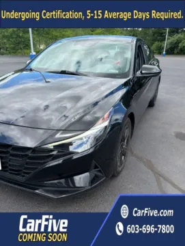 Black 2021 Hyundai Elantra SEL for sale in Nashua, NH