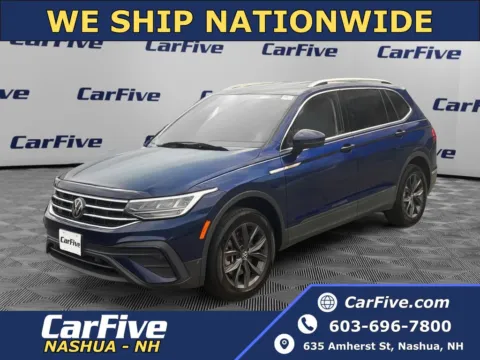 Blue 2022 Volkswagen Tiguan 2.0T SE for sale in Nashua, NH