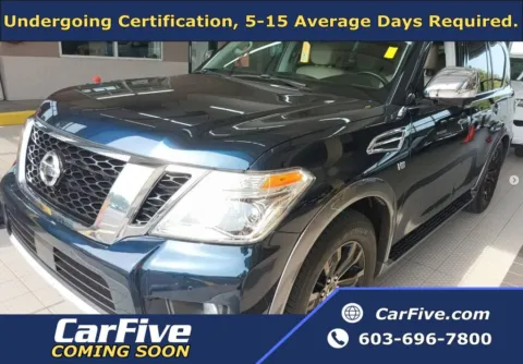 Blue 2017 Nissan Armada Platinum for sale in Nashua, NH