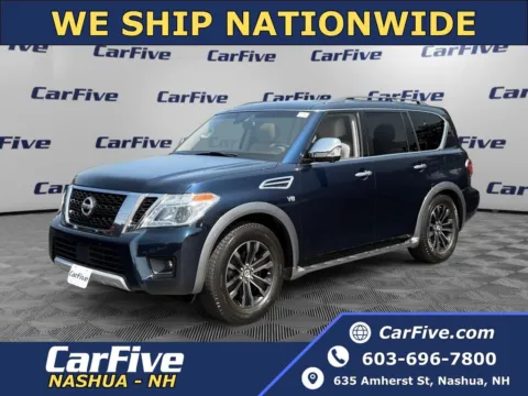 Blue 2017 Nissan Armada Platinum for sale in Nashua, NH